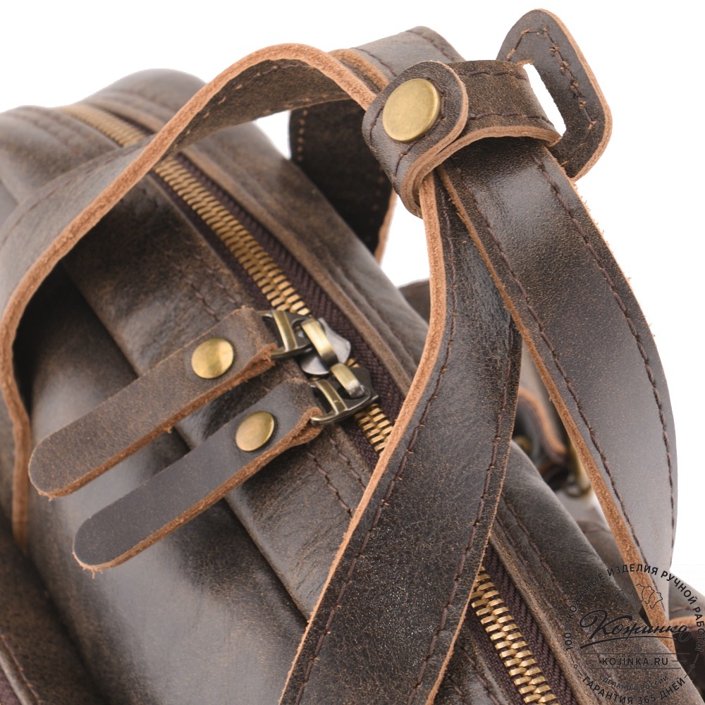  Кожаный рюкзак "Артур" (коричневая наппа) 